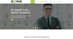 Desktop Screenshot of dzinetechnologies.com
