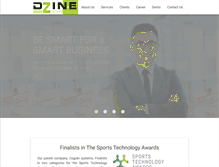 Tablet Screenshot of dzinetechnologies.com